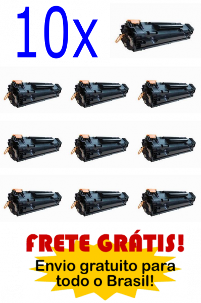 Toner Compativel 435 436 278 285 Kit C 10 Peças Frete Grátis